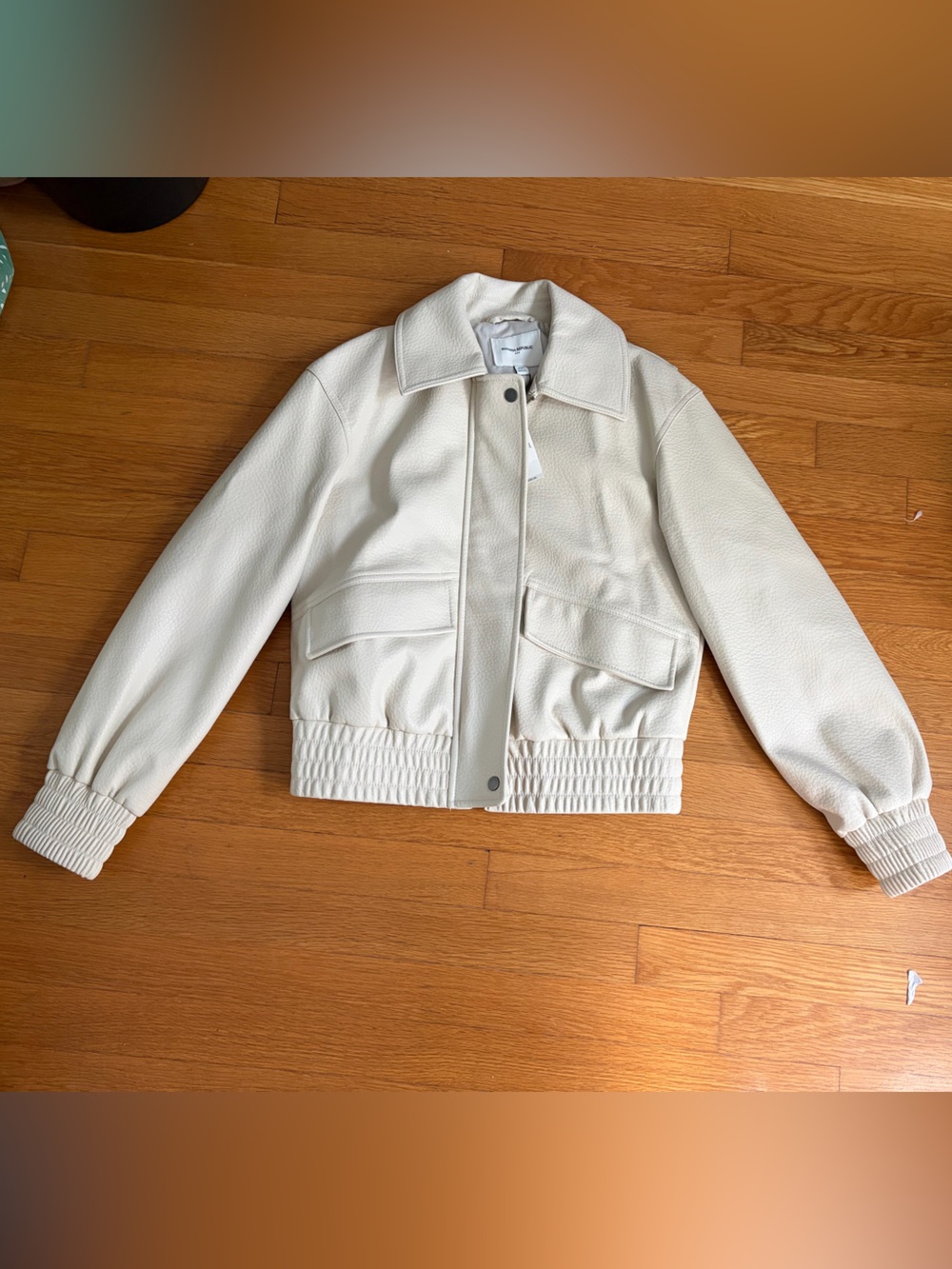 Banana Republic Ivory/Cream Bomber Jacket